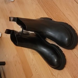 Leather Boots (brand new, with tags)